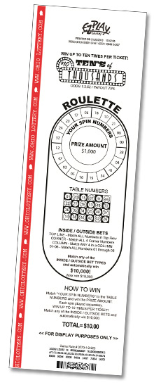 game ticket example