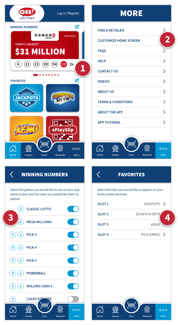 A grid of app screenshots demonstrating the home screen customization process A grid of app screenshots demonstrating the home screen customization process