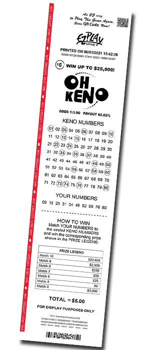 game ticket example