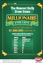 Millionaire for Life Odds and Payouts